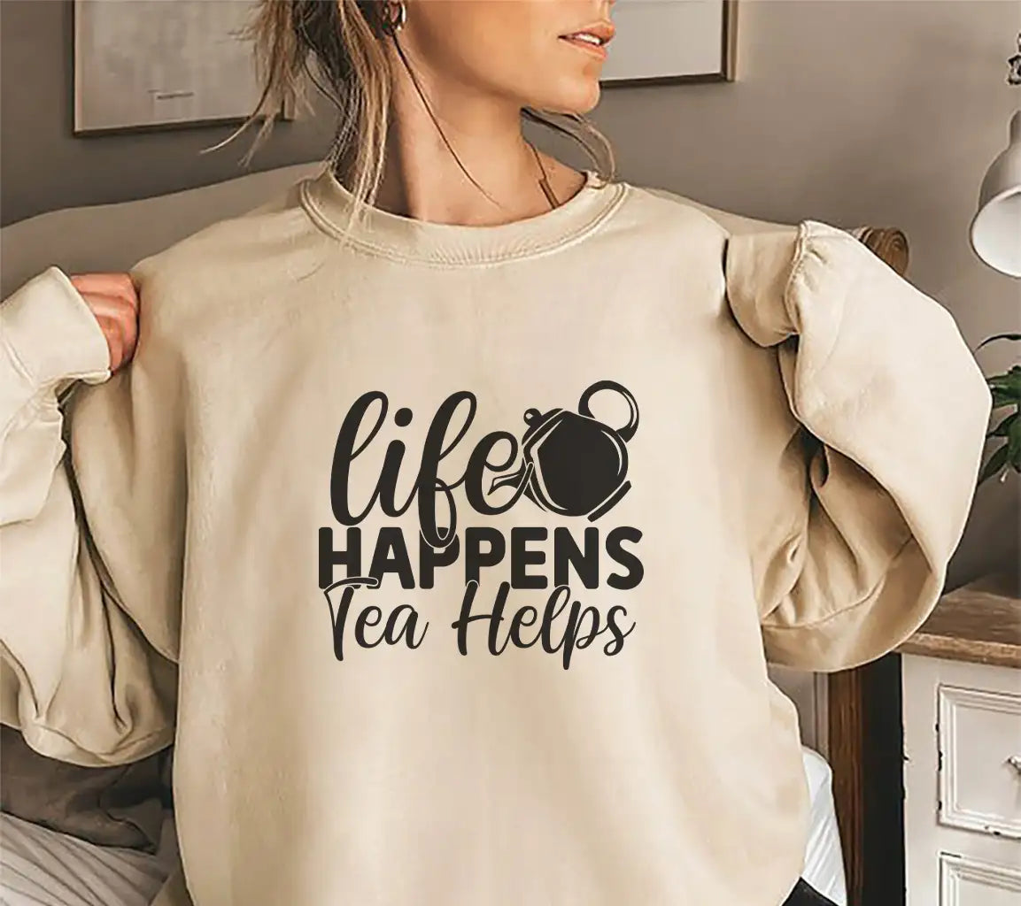 Life Happens Tea SVG Design SVG