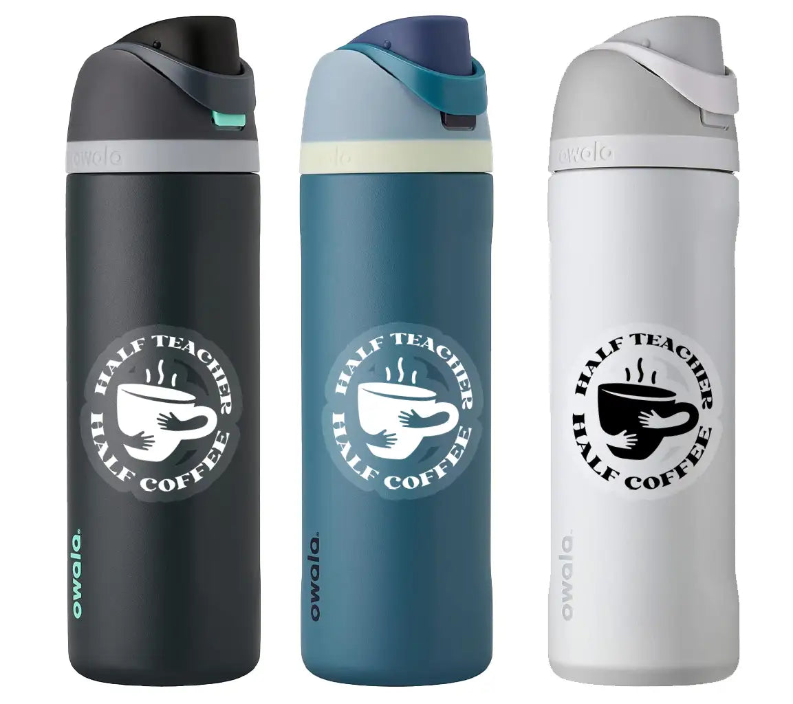 Coffee & Teacher Half-Half SVG SVG