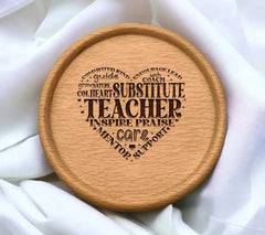Heart Substitute Teacher SVG SVG