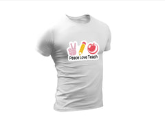 Peace Love Teach SVG Stickers SVG
