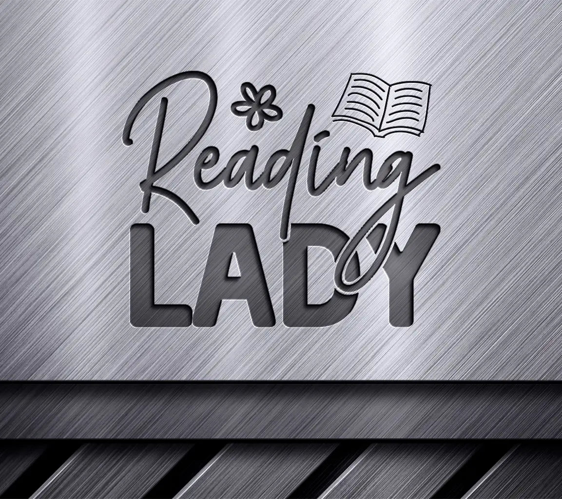  Reading Lady SVG SVG