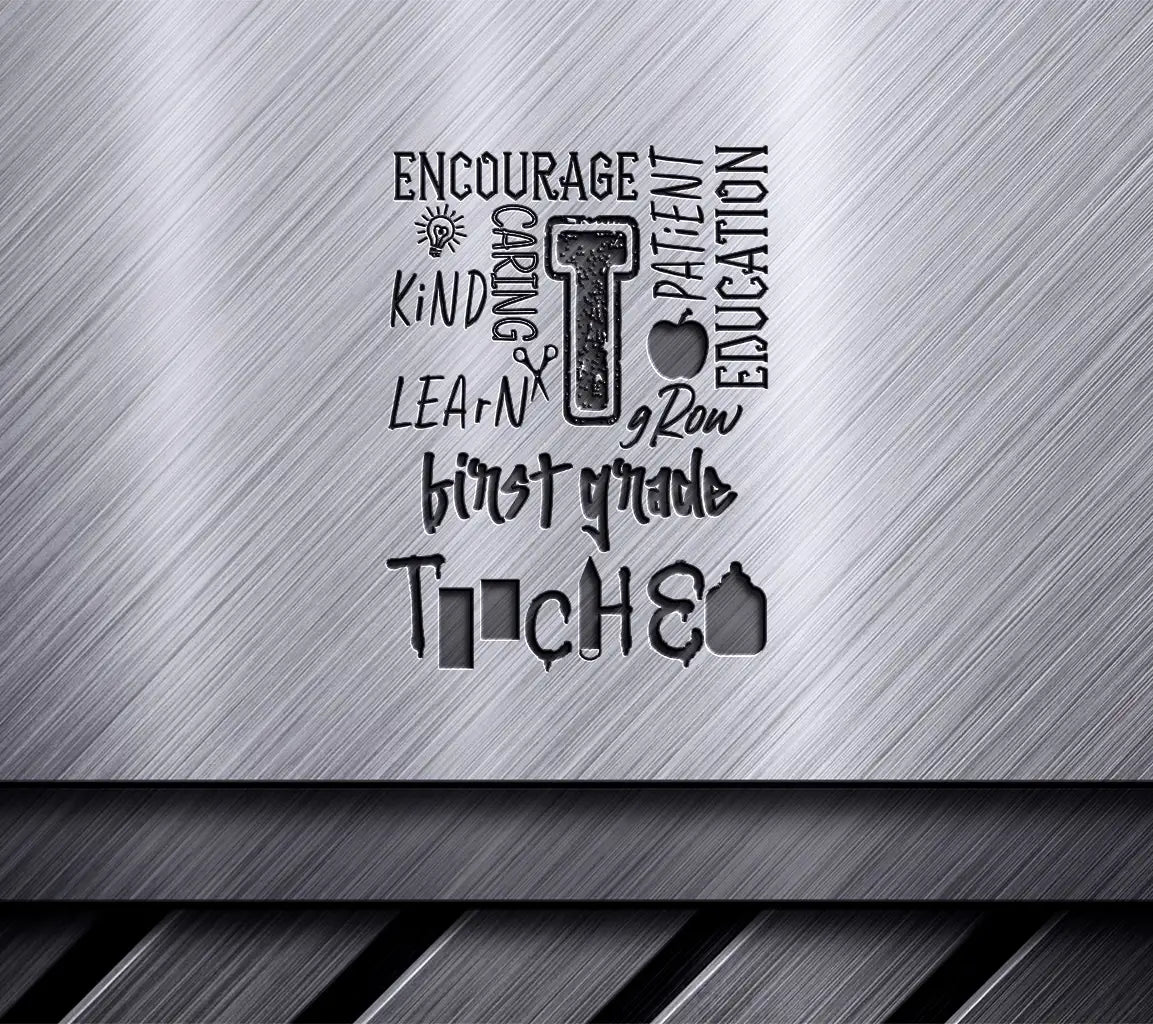 First Grade SVG Word Art SVG
