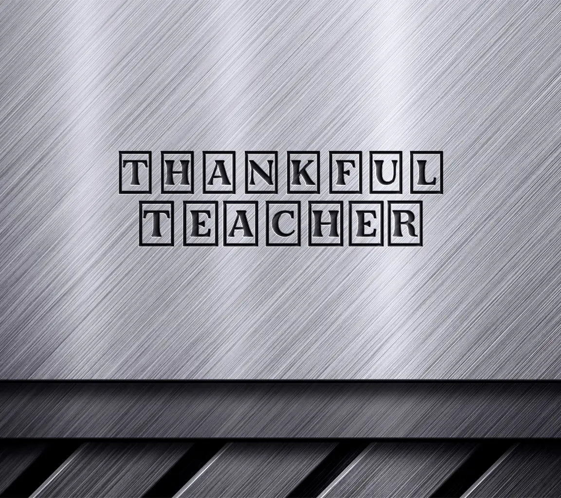 Thankful Teacher SVG Design SVG