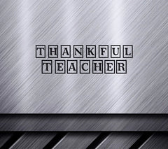 Thankful Teacher SVG Design SVG