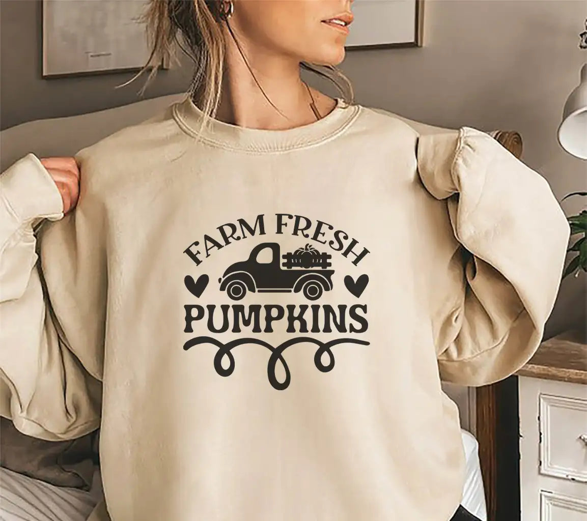 Farm Fresh Pumpkin Truck SVG SVG