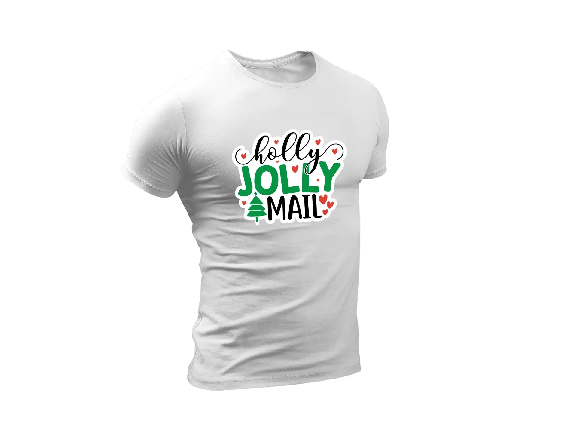 Holly Jolly Mail Christmas SVG SVG