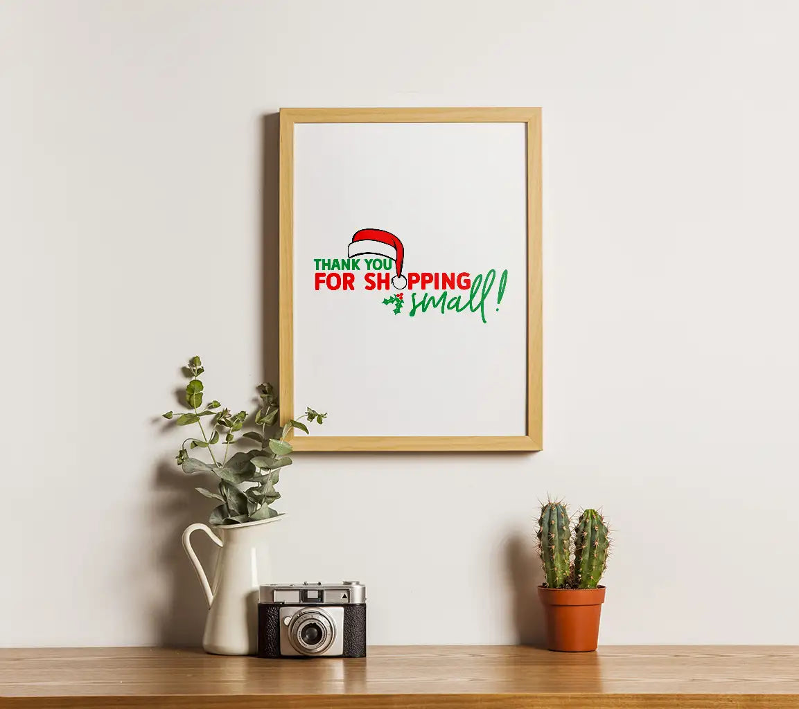 Christmas Thank You SVG Sticker SVG