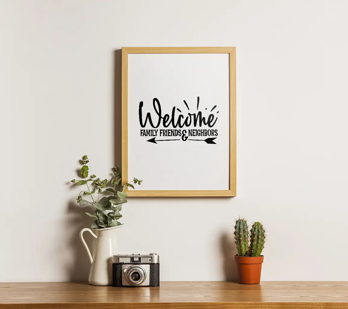 Welcome Family & Friends SVG SVG