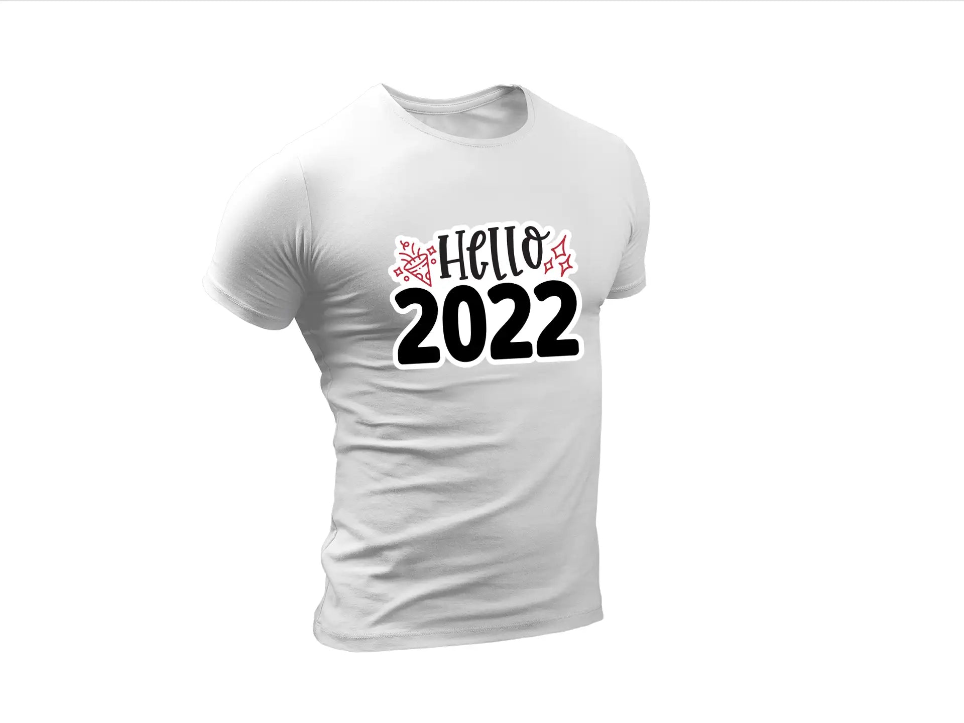 Hello 2022 Black & Red SVG SVG