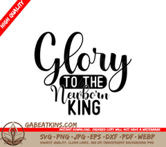 Newborn King Glory SVG Sticker SVG