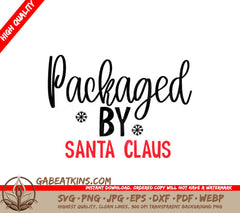 Santa Claus Christmas SVG Stickers SVG