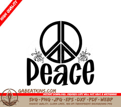  Peace Sign SVG SVG