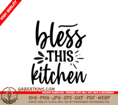  Kitchen Blessing SVG SVG