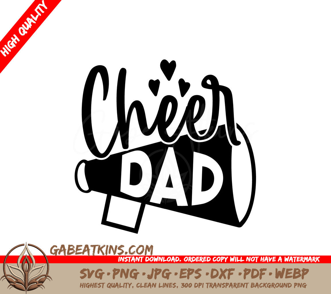 Cheer Dad  SVG SVG