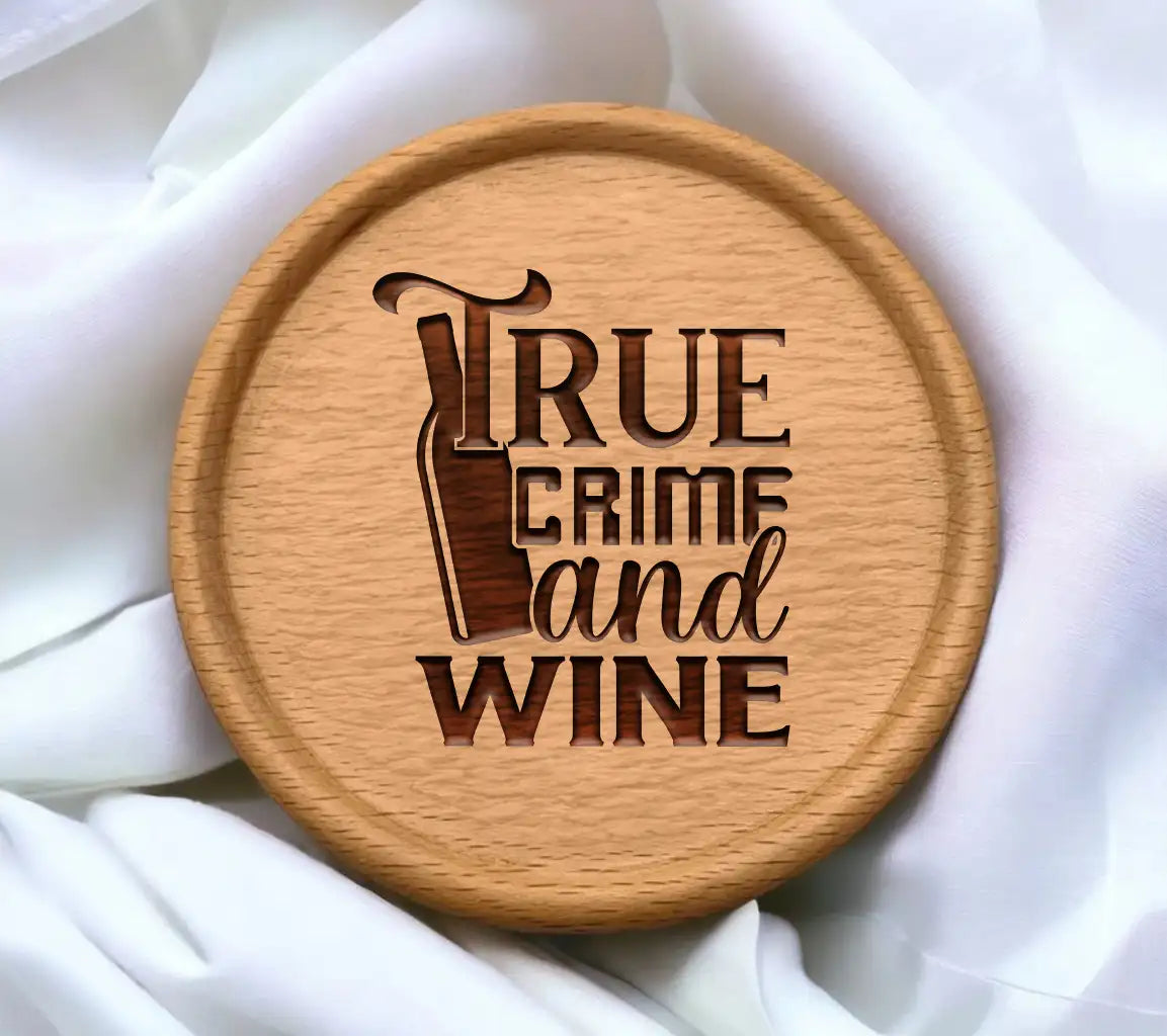 Red & Black True Crime SVG Design SVG