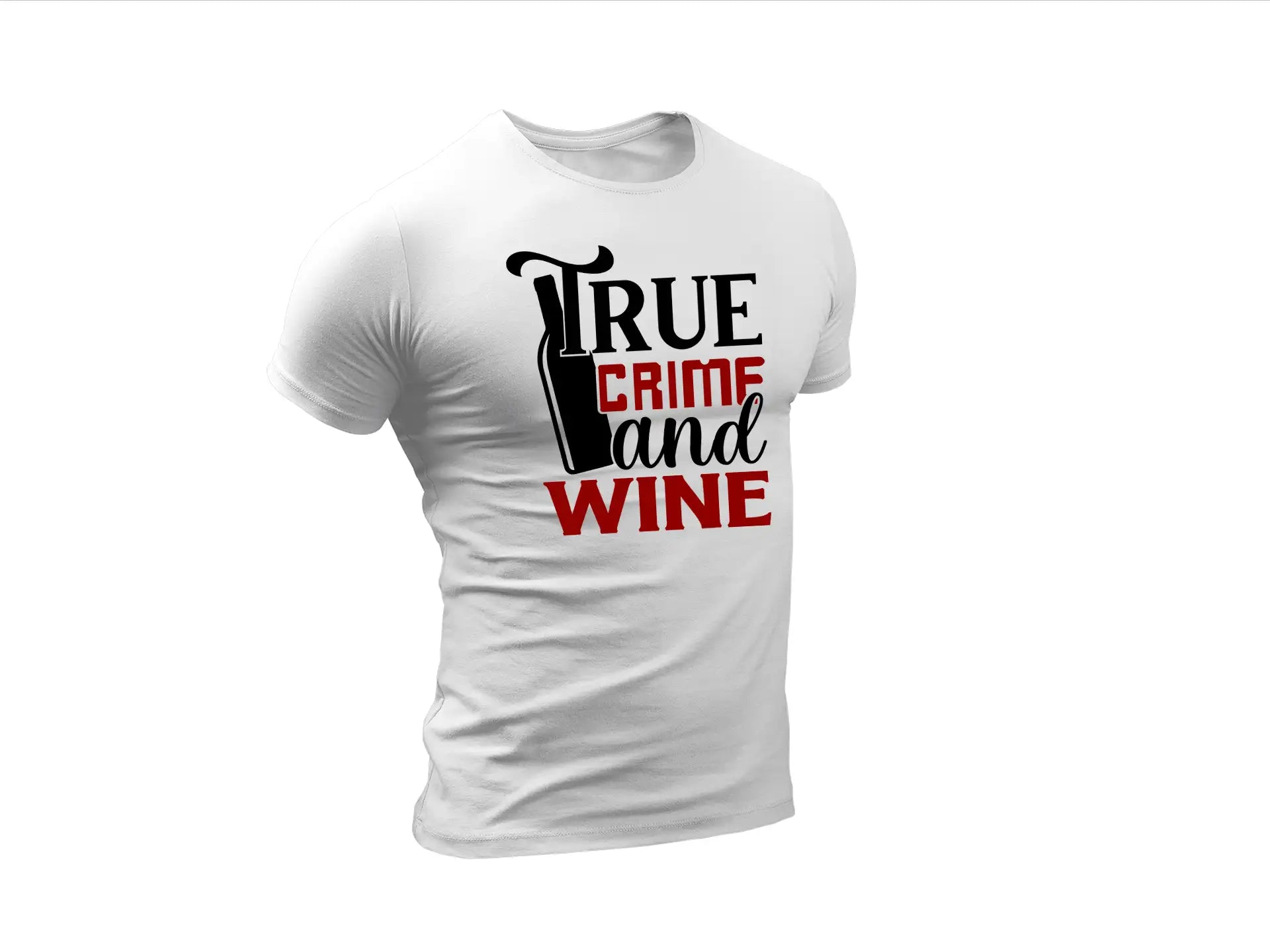 Red & Black True Crime SVG Design SVG