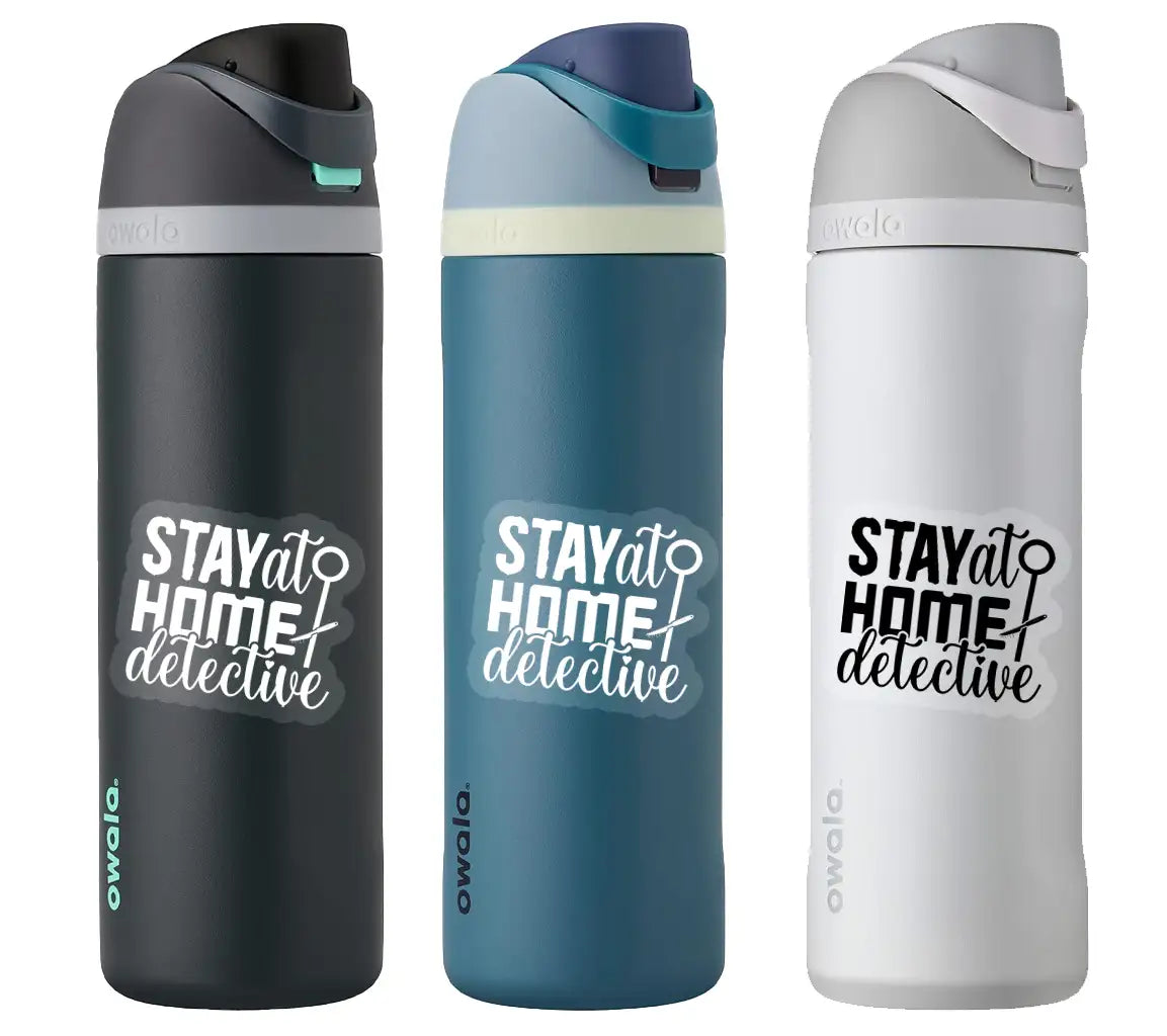 Red & Black Stay Home Detective SVG SVG