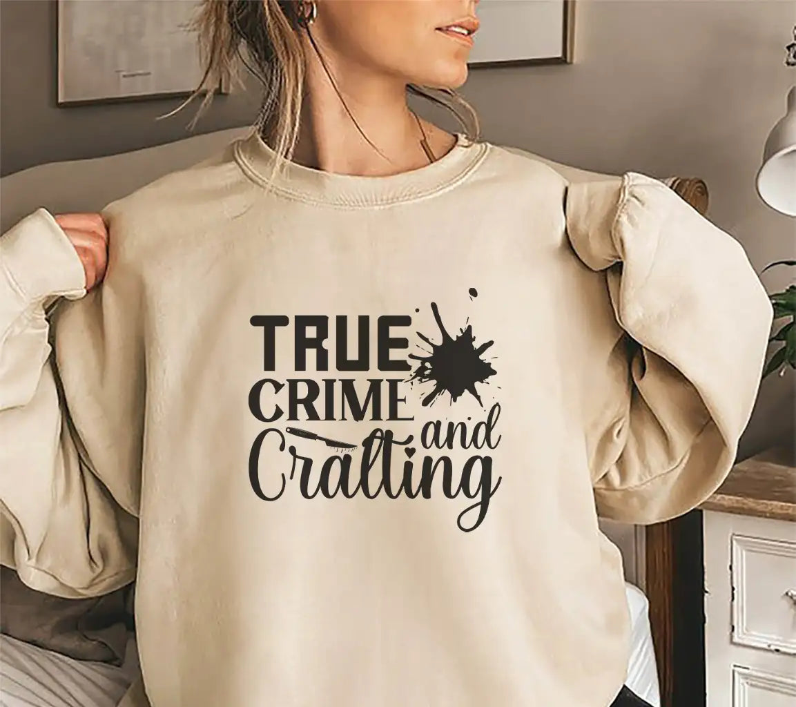 Red & Black True Crime SVG Design SVG