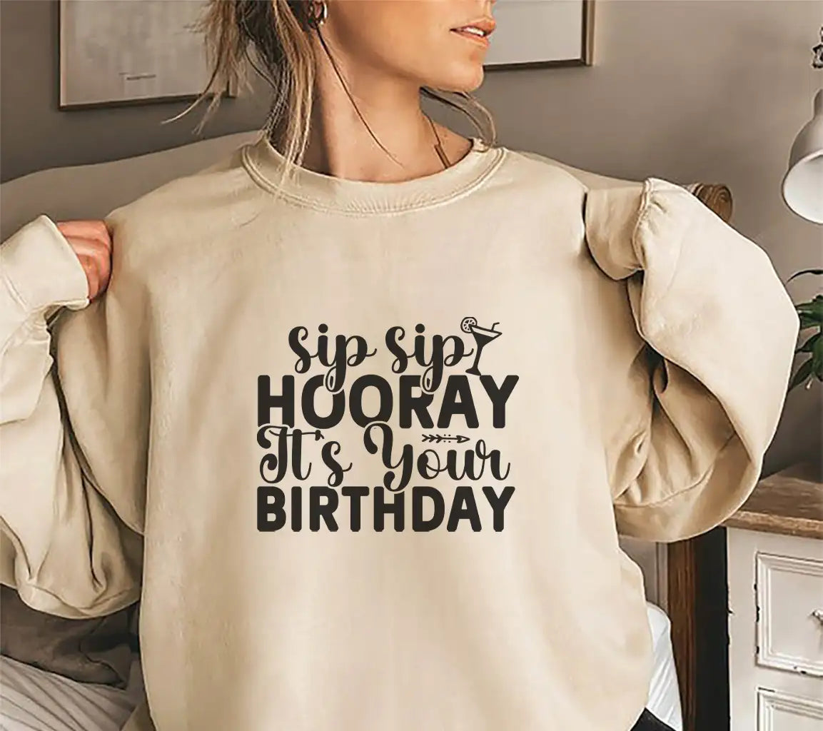 Birthday Wine Bag SVG Design SVG