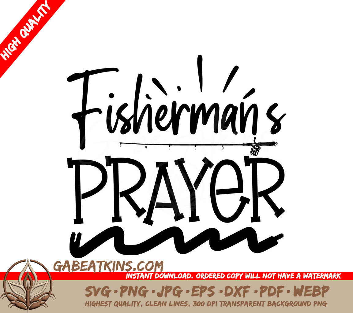 Fishermans Prayer SVG  SVG