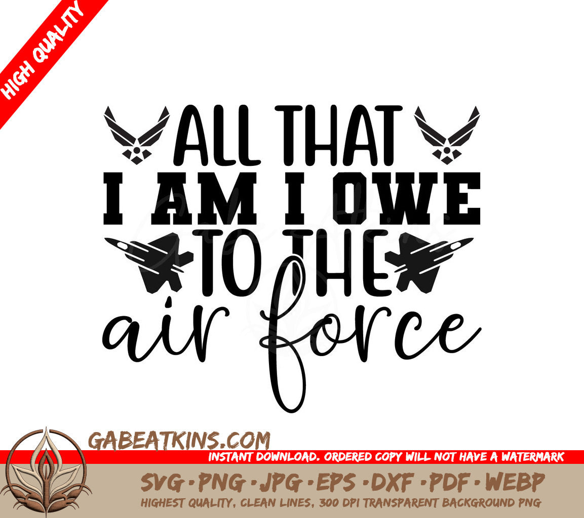 Air Force SVG Design SVG