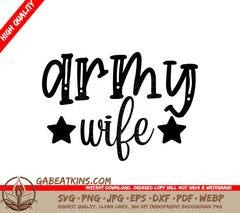 Army Wife SVG  SVG