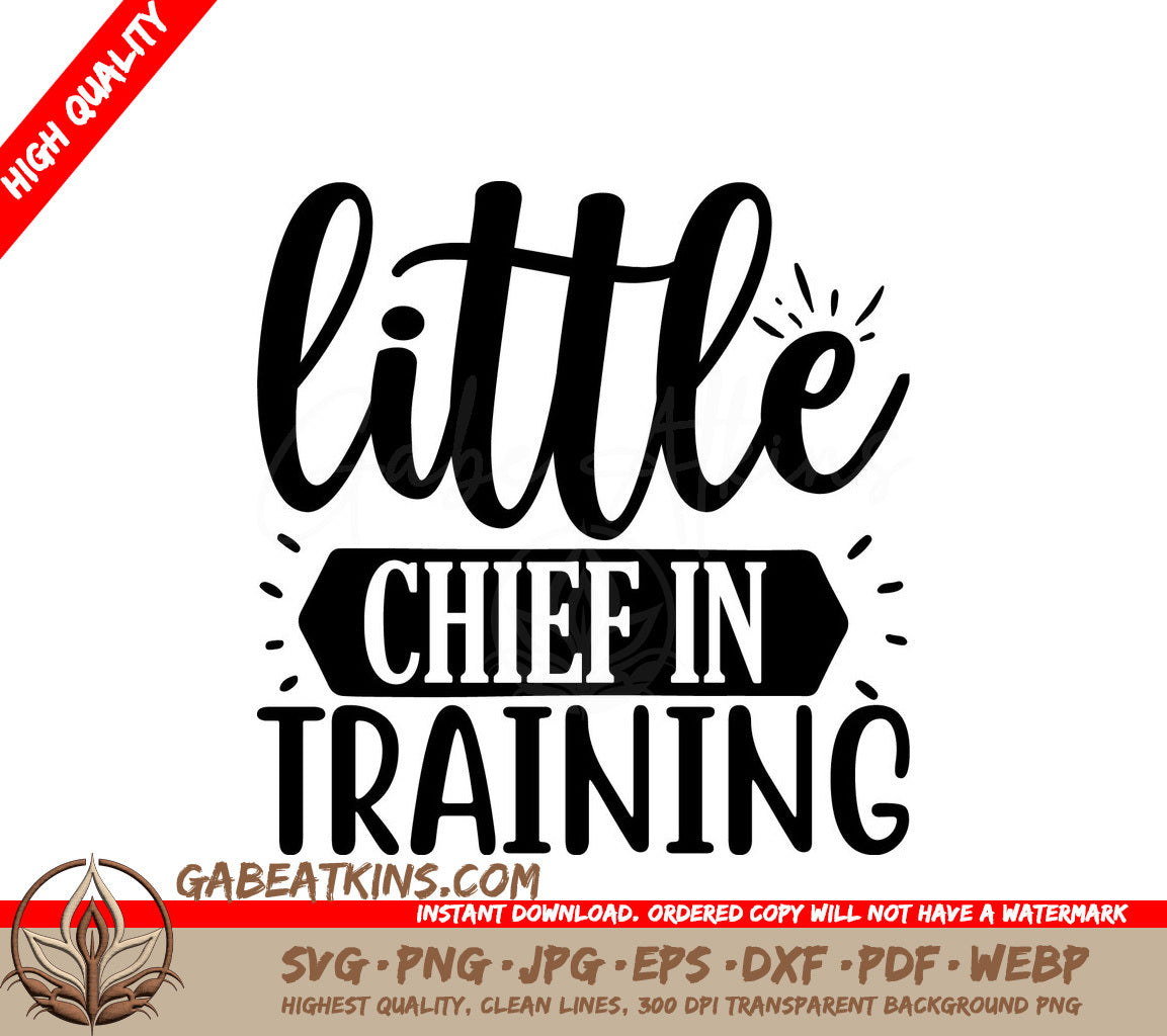 Little Chef In Training SVG SVG