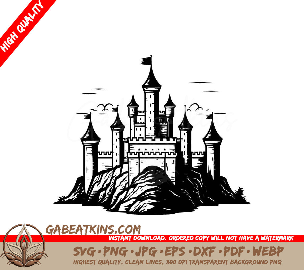  Castle Hill SVG - Tiny Truck Vector Icon SVG