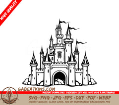  Castle Mini Truck SVG Tiny Transporter Design Design SVG