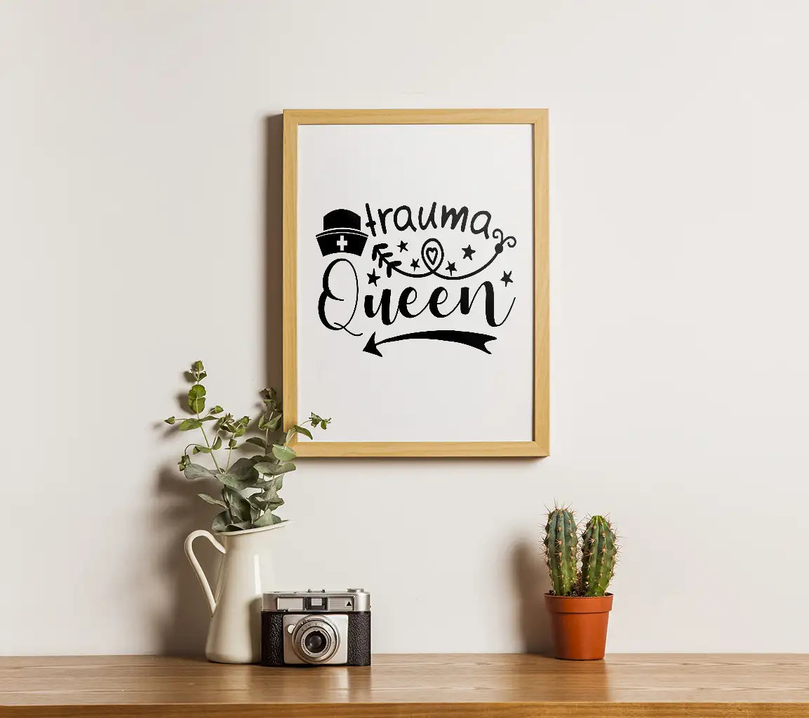  Trauma Queen SVG Design SVG