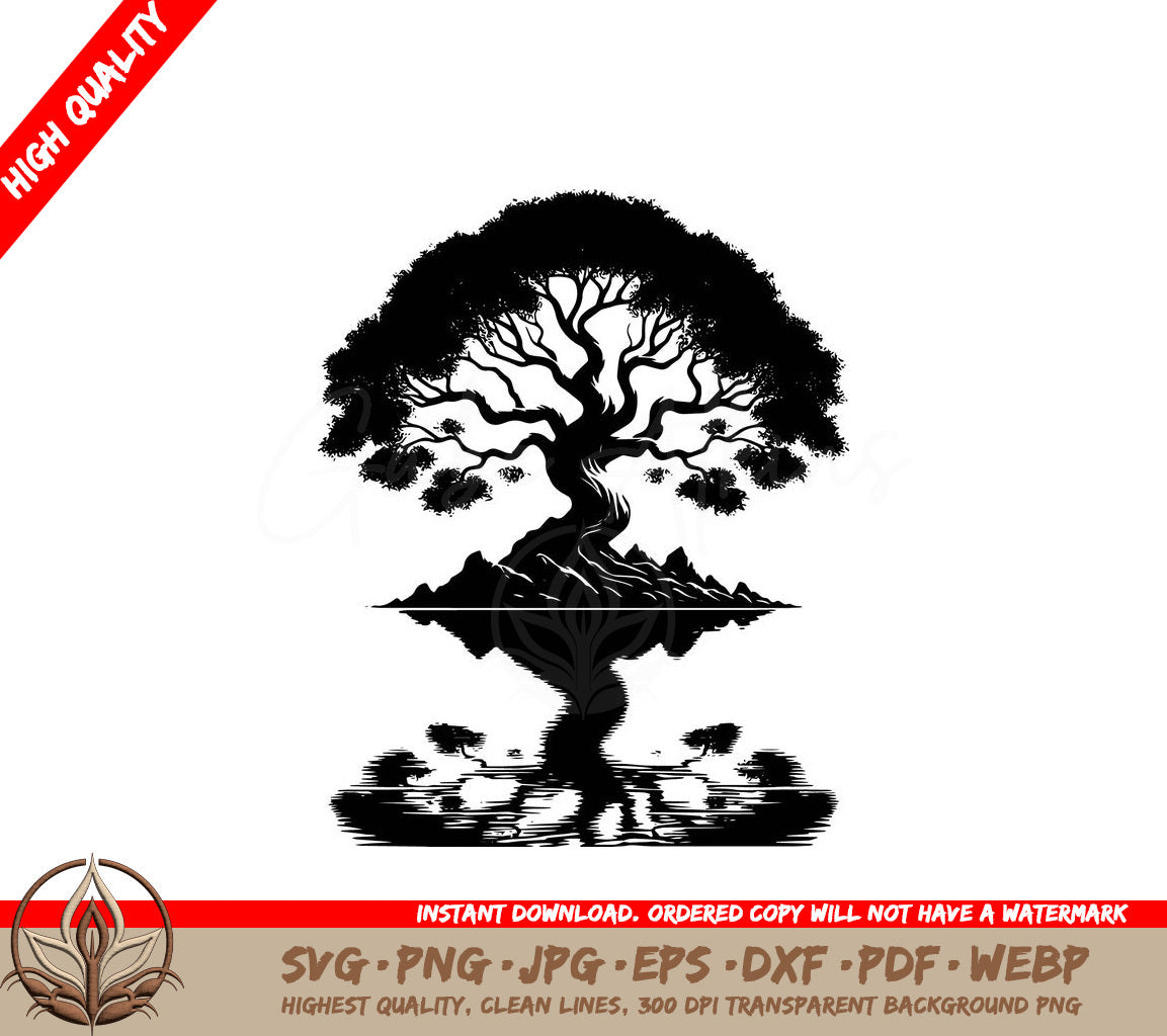 Tree Island Reflection: Digital Design in Multiple File Formats 
