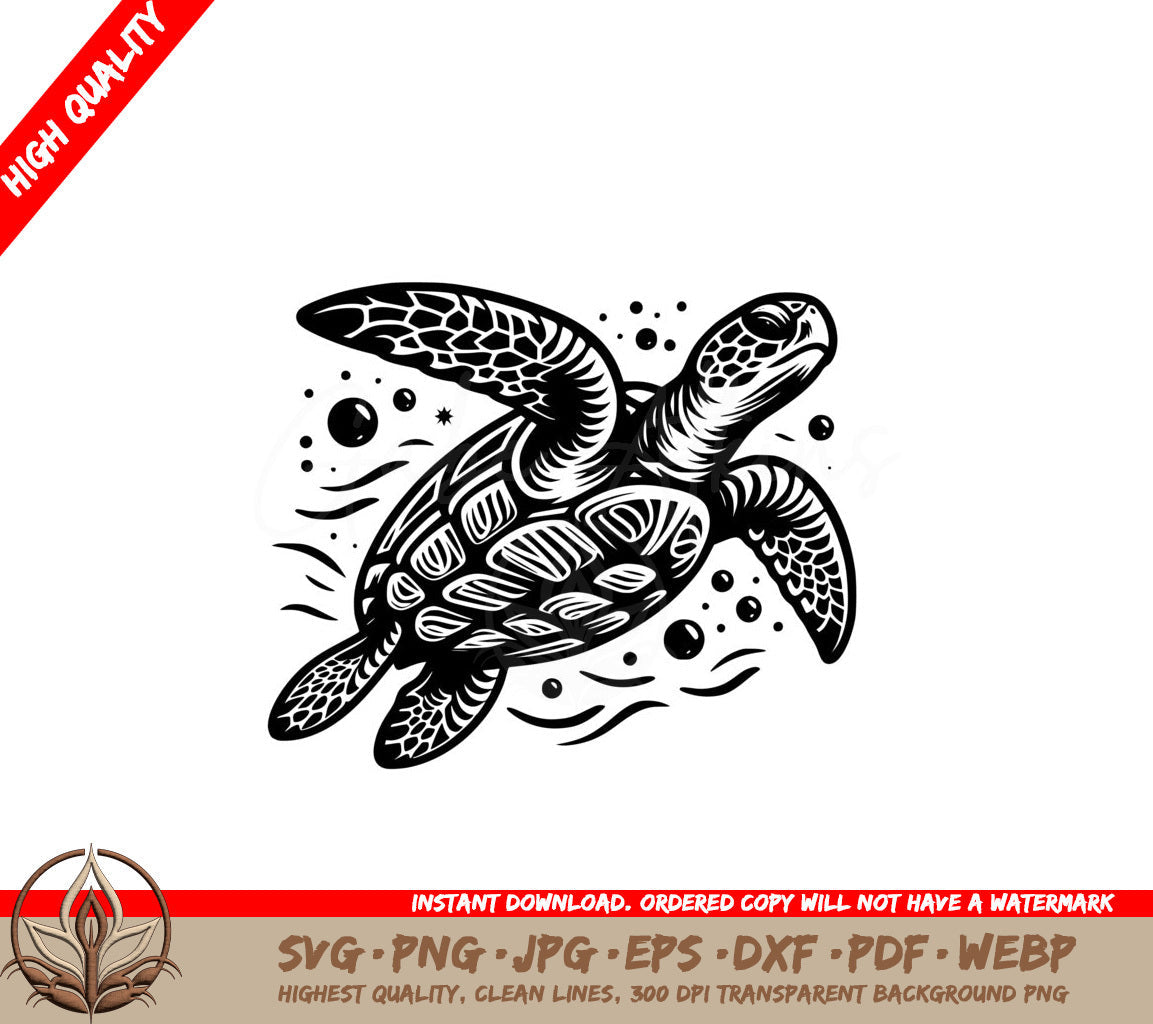 Turtles Ocean Adventure SVG 
