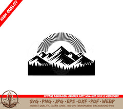 Twilight Forest Peaks SVG 
