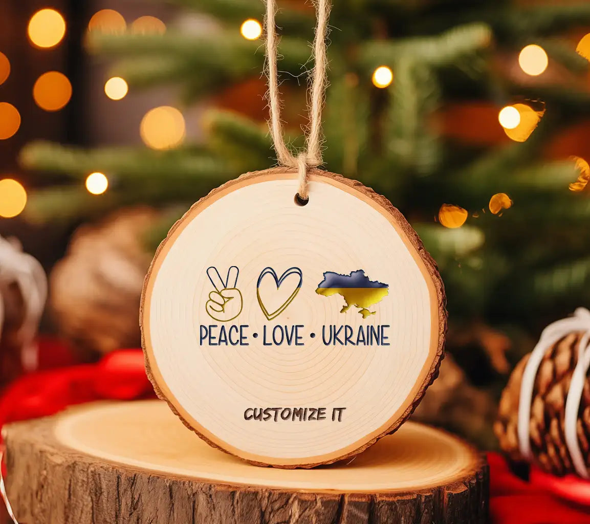 Ukraine Peace Sign, Heart & Map SVG - Support Ukraine SVG