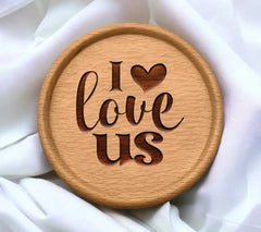  I Love Us Heart SVG - Valentines Day Design SVG