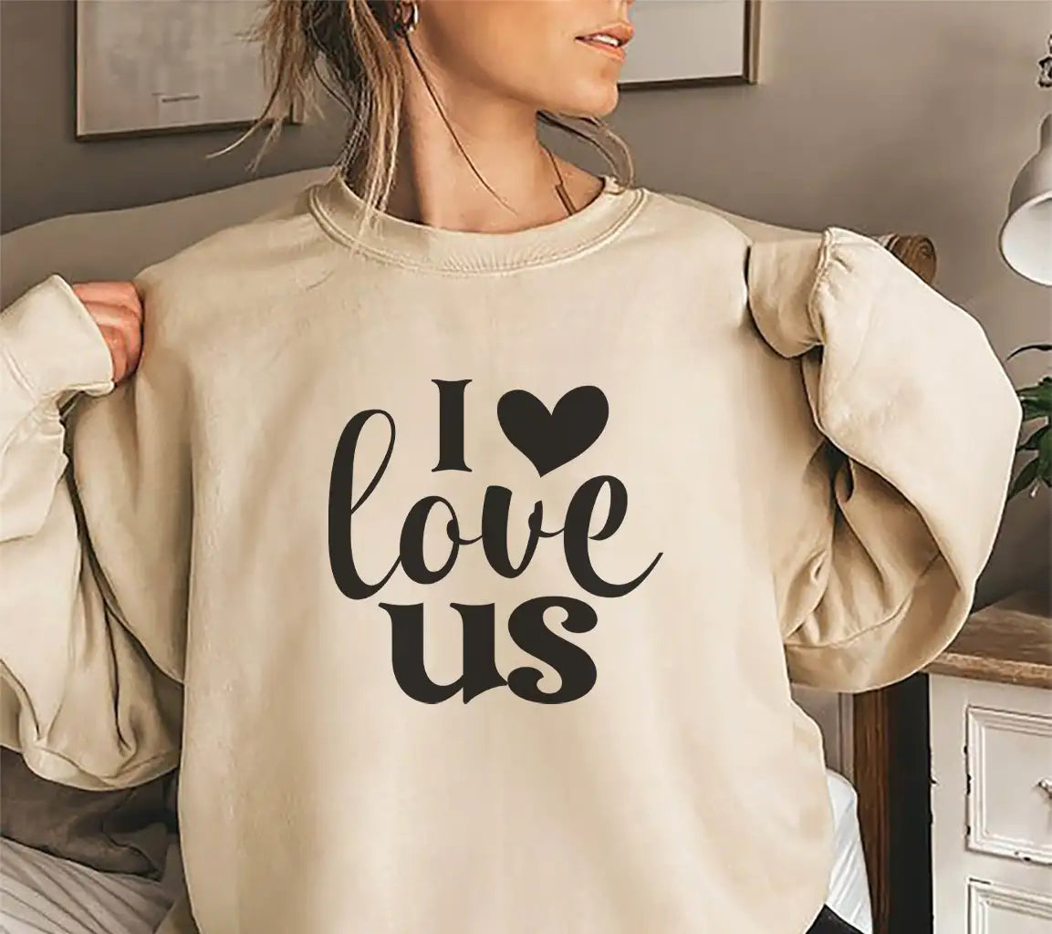  I Love Us Heart SVG - Valentines Day Design SVG