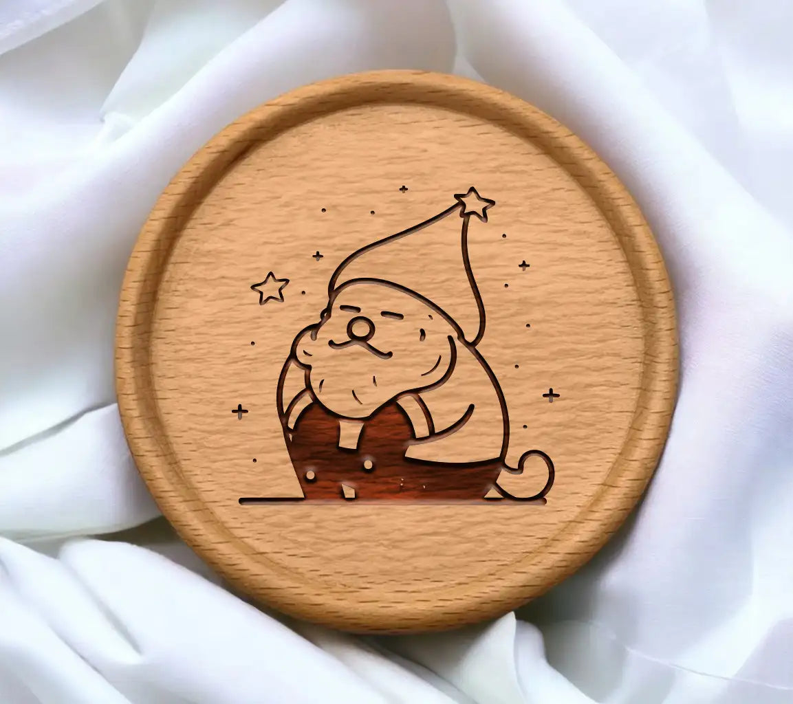  Dog in Santa Hat SVG - Christmas Vector Illustration SVG