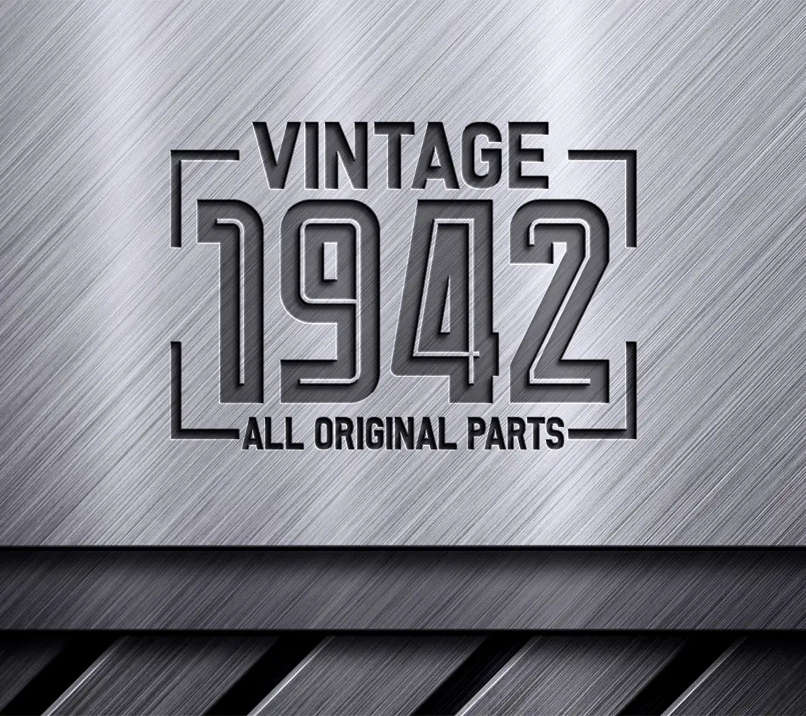 Vintage 1942 All Original Parts SVG Design SVG