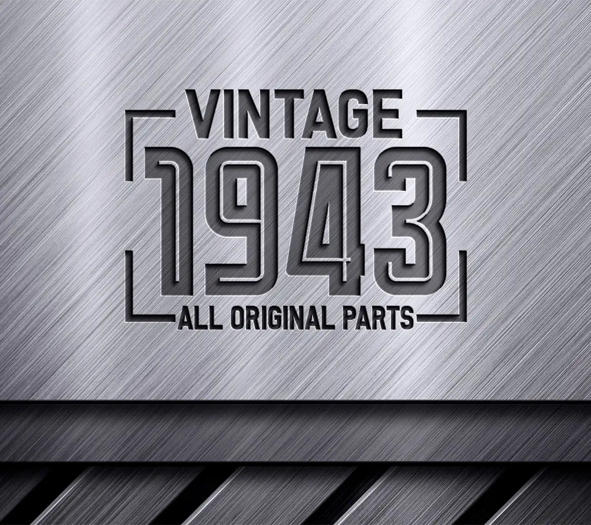 Vintage 1943 All Original Parts SVG Design SVG