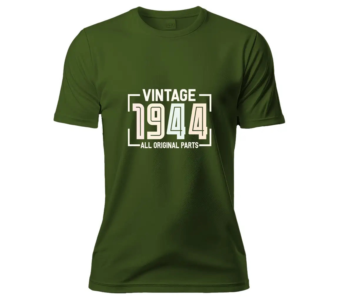 Vintage 1944 All Original Parts Design SVG - White Background SVG