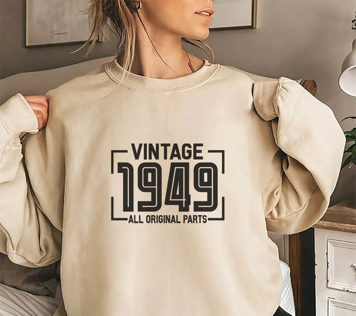 Vintage 1949 All Original Parts Design SVG SVG