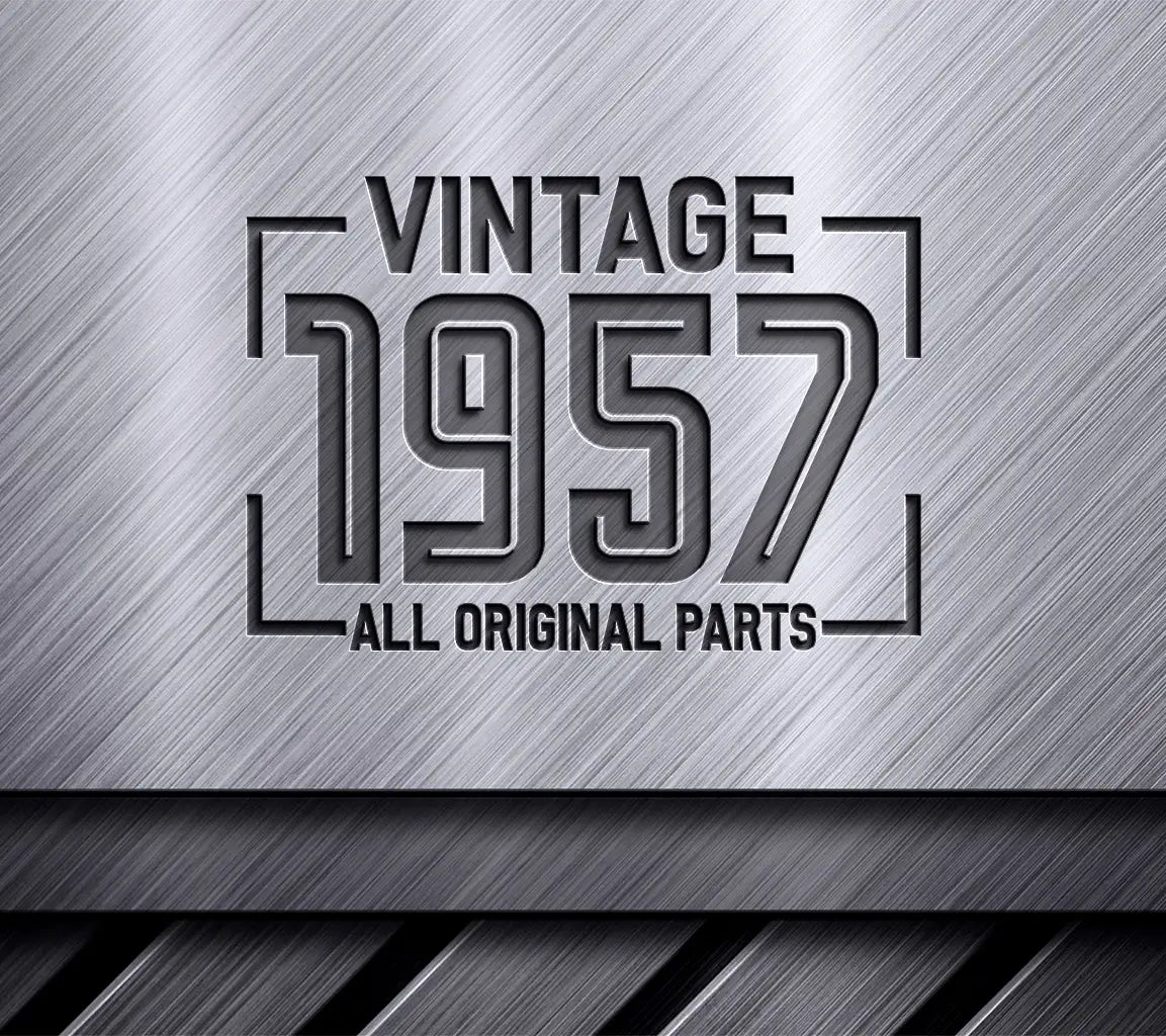 Vintage 1957 All Original Parts SVG Sign SVG