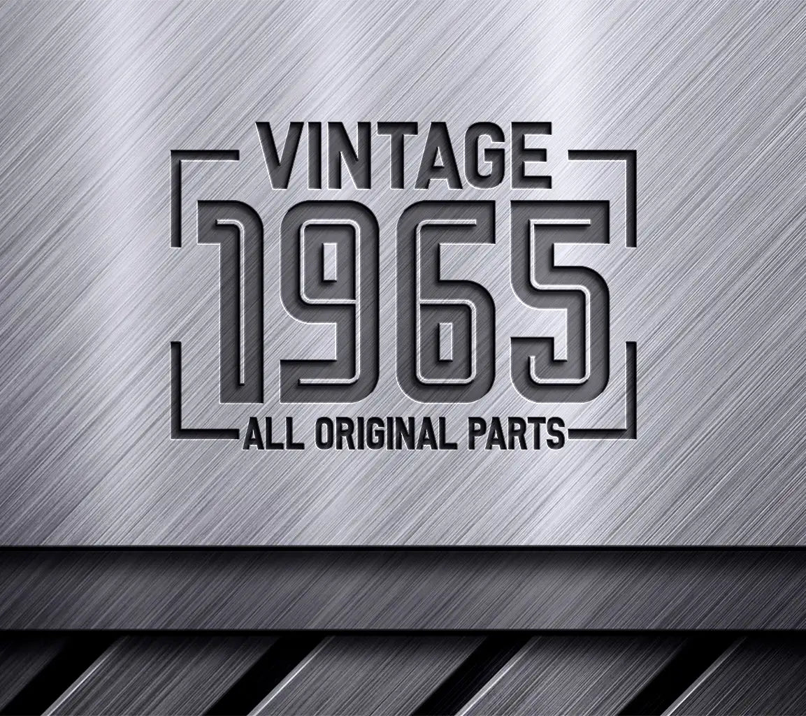 Vintage 1965 All Original Parts Design SVG SVG