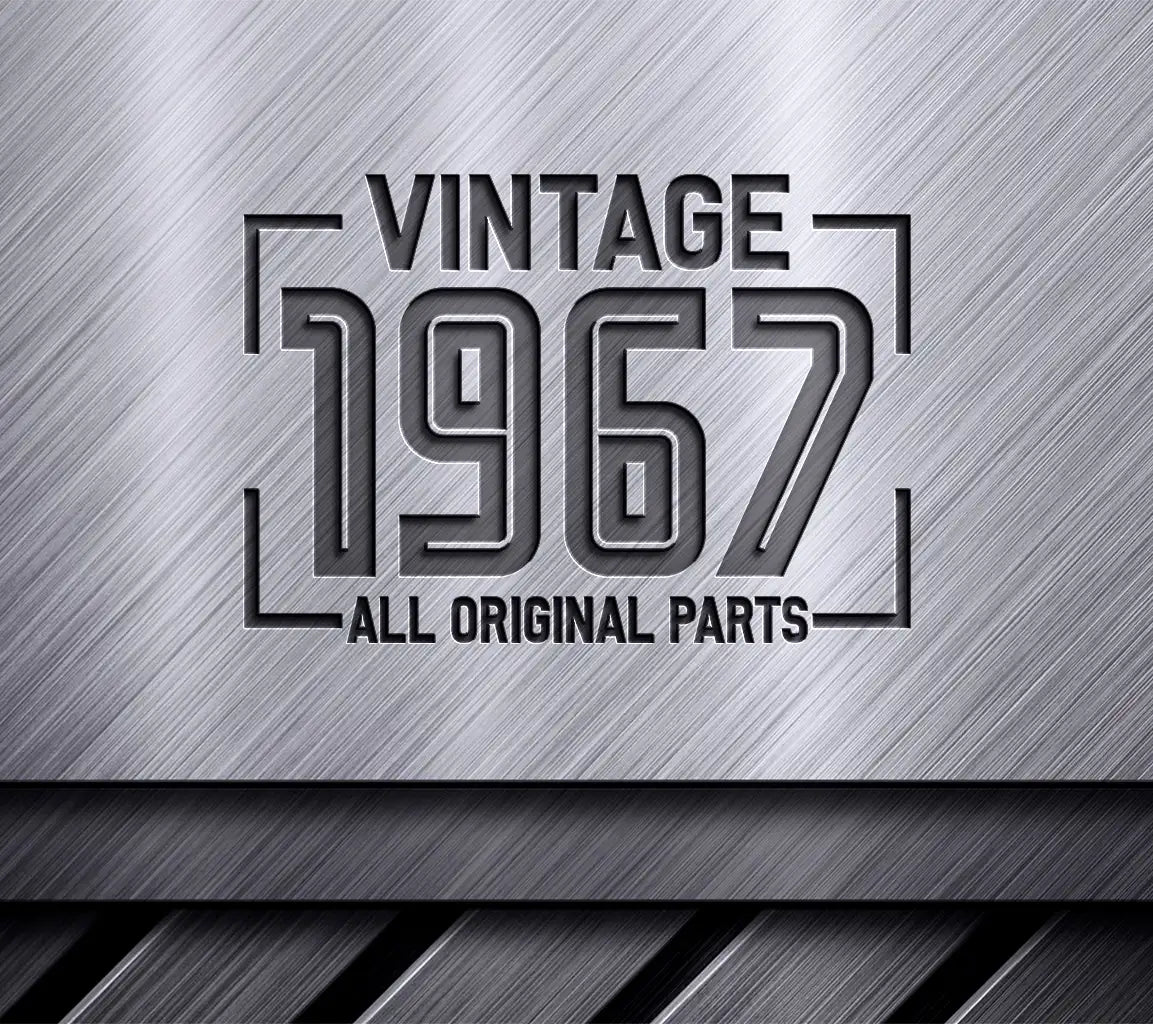 Vintage 1967 All Original Parts Design SVG SVG