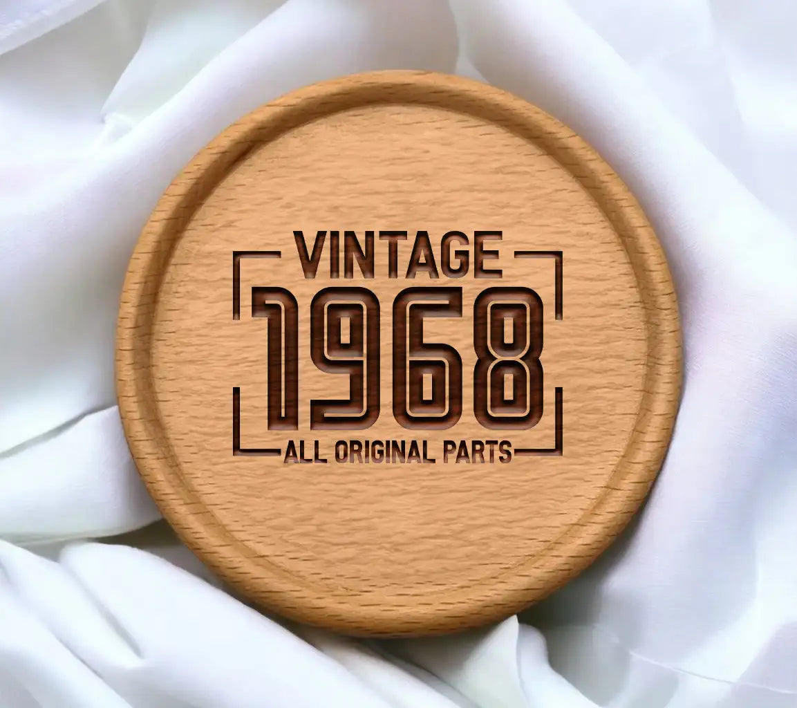 Vintage 1968 All Original Parts SVG Design SVG