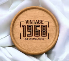 Vintage 1968 All Original Parts SVG Design SVG