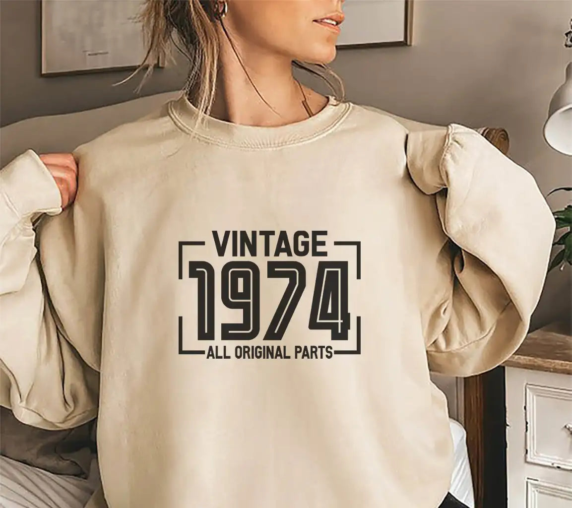 Vintage 1974 All Original Parts SVG Design SVG