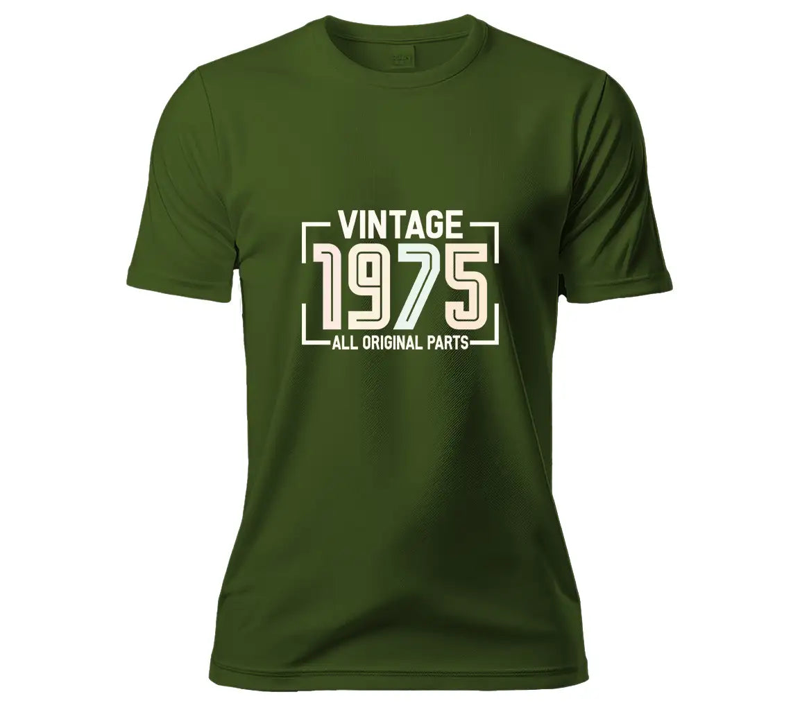 Vintage 1975 All Original Parts SVG - White Background SVG