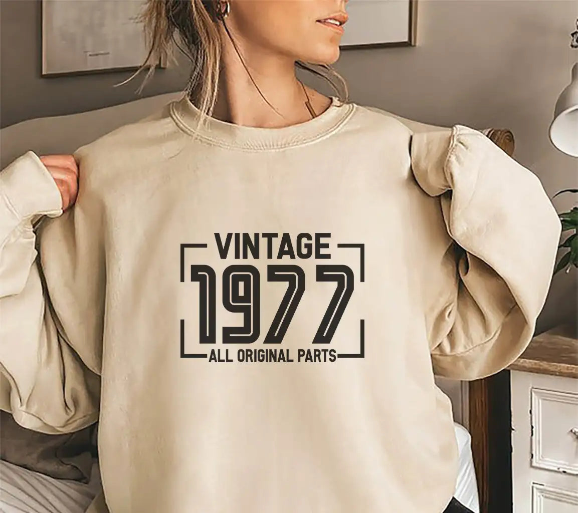 Vintage 1977 All Original Parts SVG Design SVG