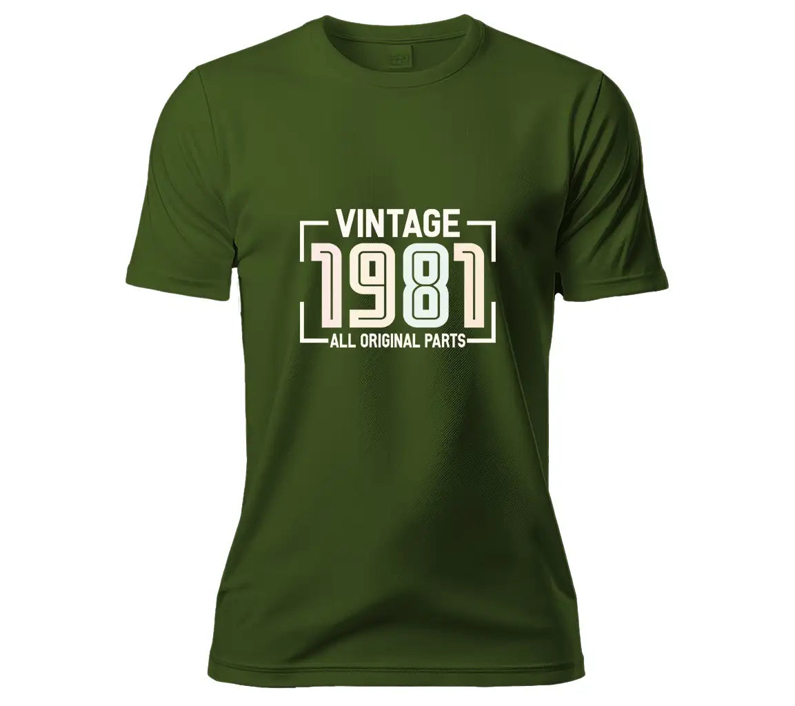 Vintage 1981 All Original Parts Design SVG (White Background) SVG